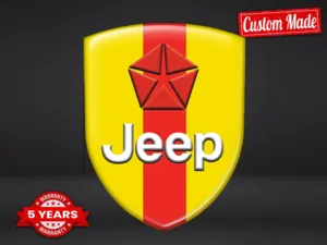 Jeep Vinylaufkleber Auto Stilvoll Stern Minimalistisch